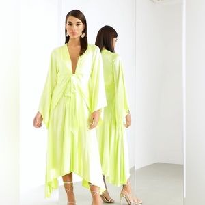 Lime MIDI dress